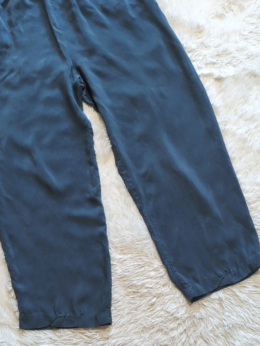 90s Vintage Silky 2 Piece Lightweight Flowy Lounge Set Made In USA Size Large